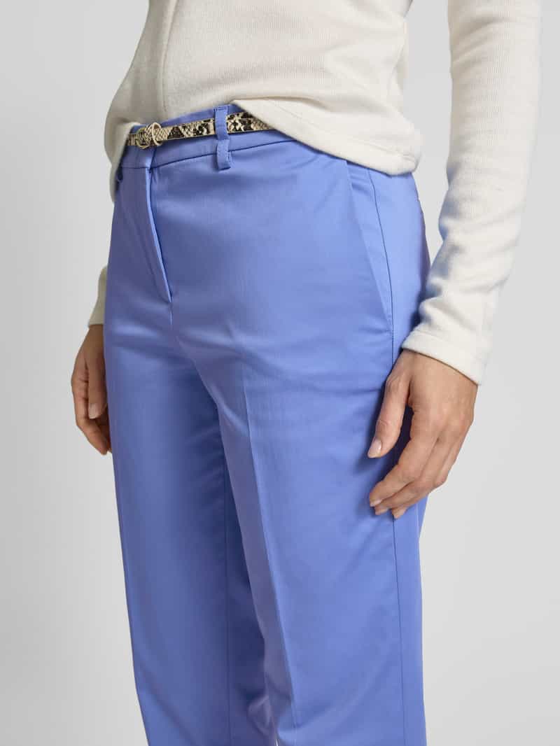 Christian Berg Woman Stoffen broek met verkorte pasvorm