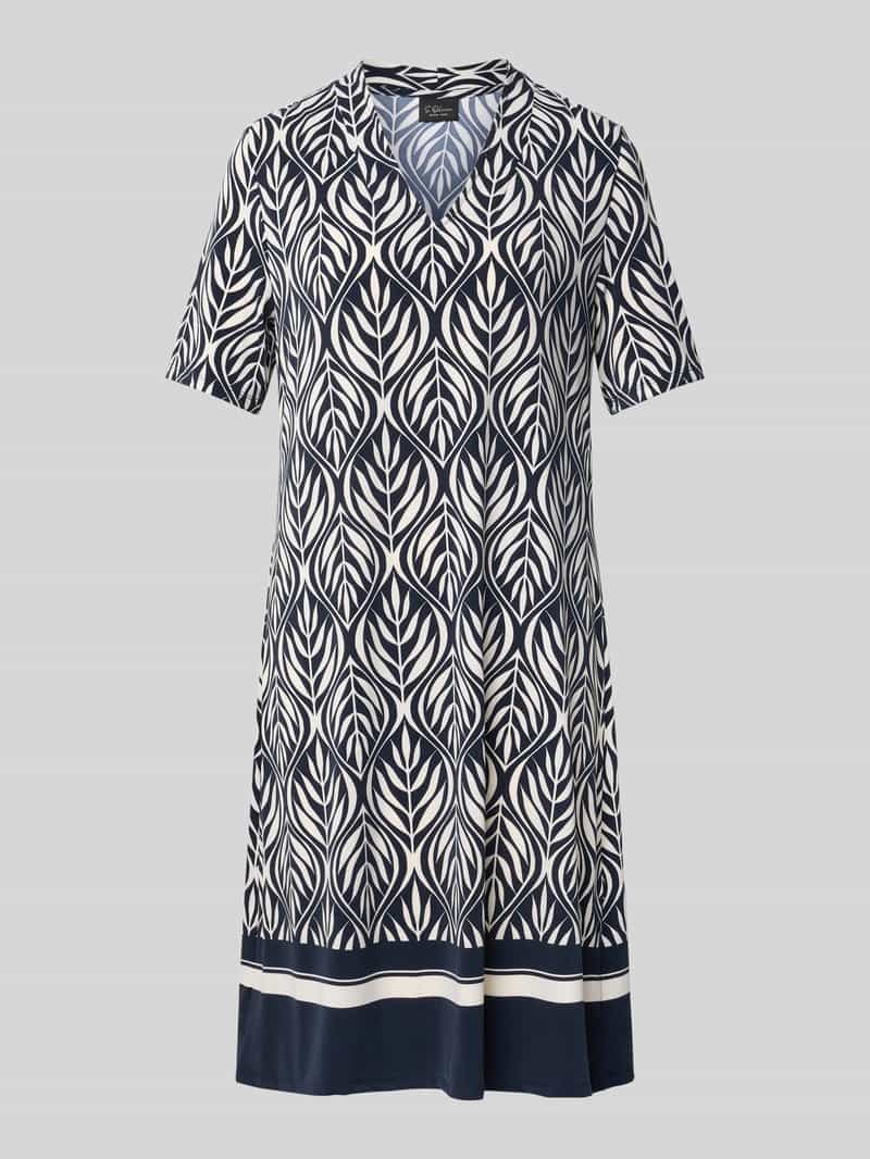 s.Oliver BLACK LABEL Soepele mini-jurk met all-over motief