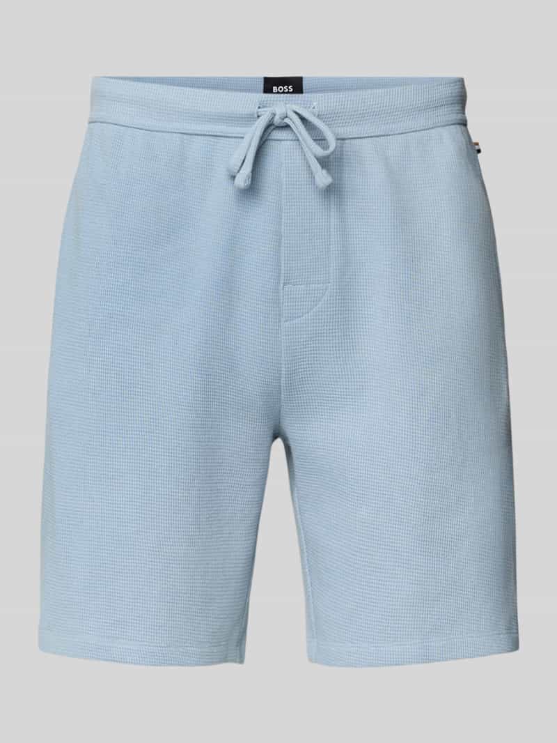 Boss Regular fit sweatshorts van katoenmix
