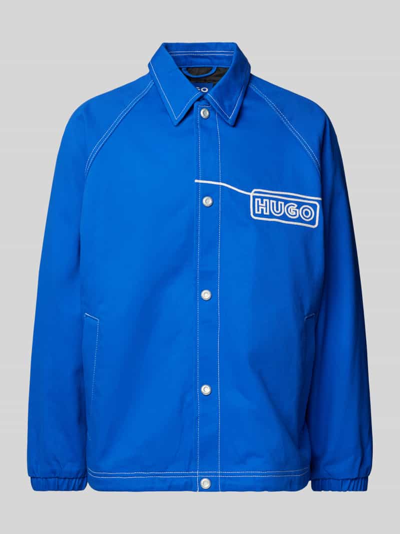 Hugo Blue Jack met drukknoopsluiting model 'Bujo'