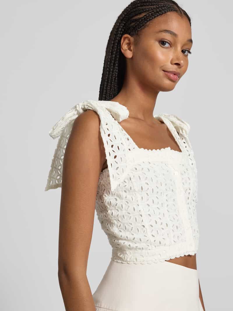 Pepe Jeans Regular fit blousetop van puur katoen
