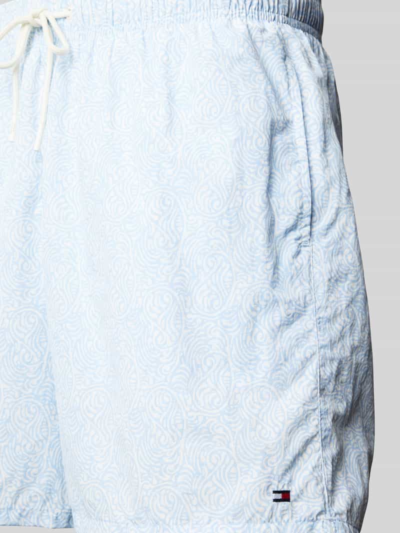 Tommy Hilfiger Regular fit zwembroek met all-over motief