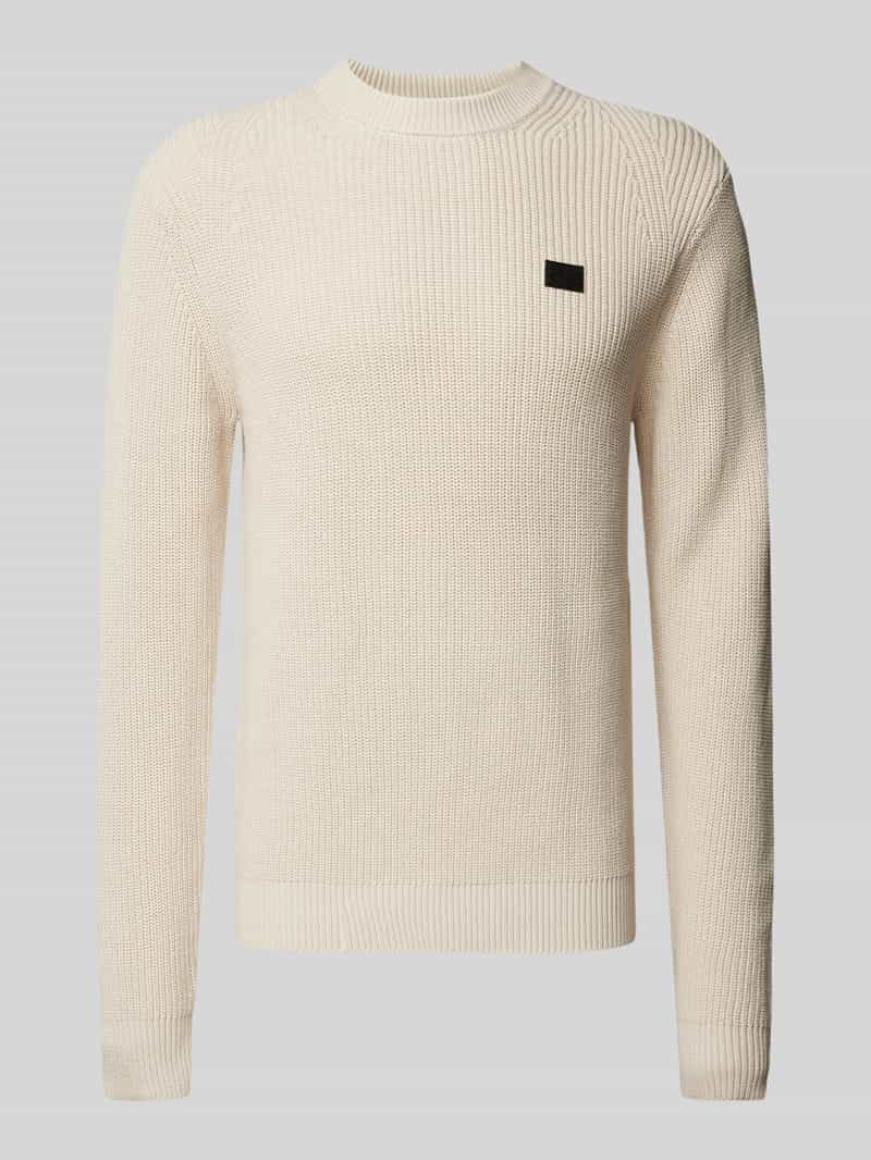 G-Star Raw Gebreide pullover met labeldetail