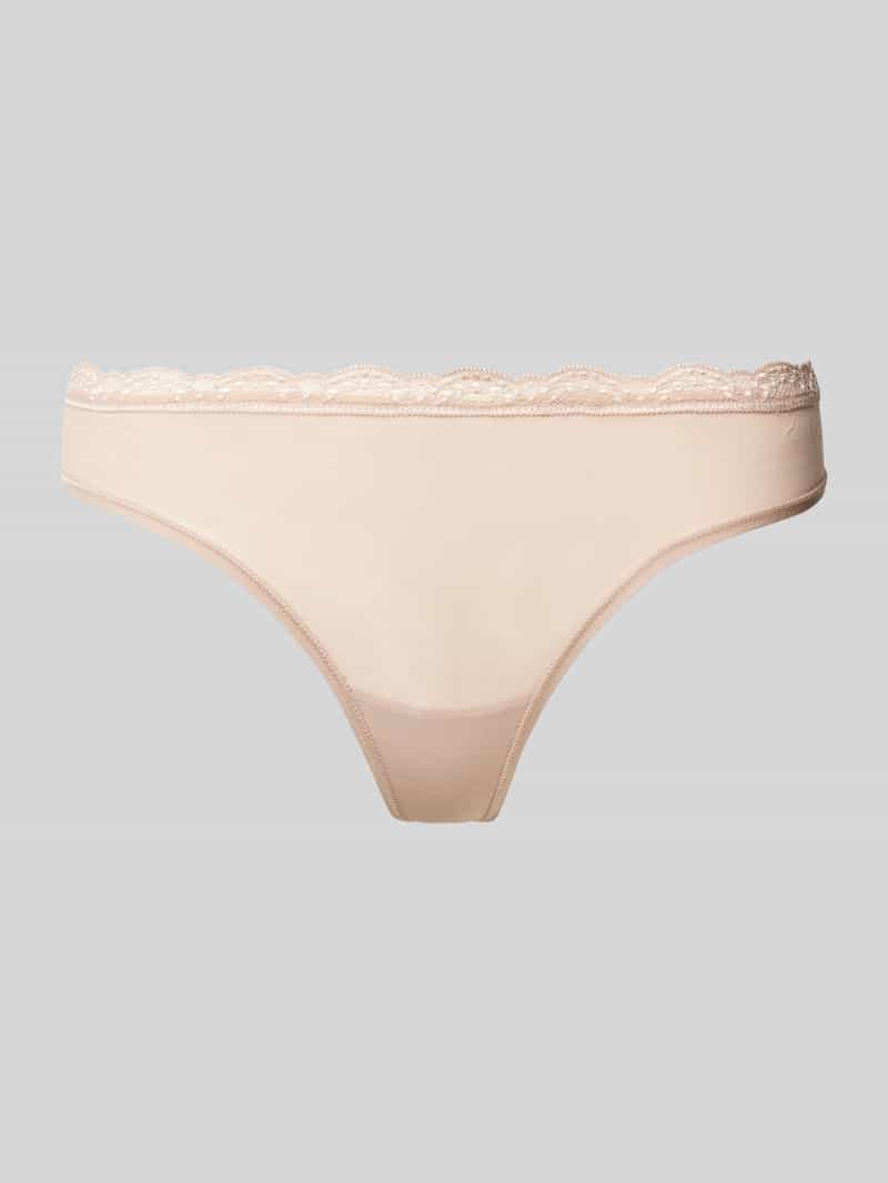 Calvin Klein Underwear String met kantgarnering