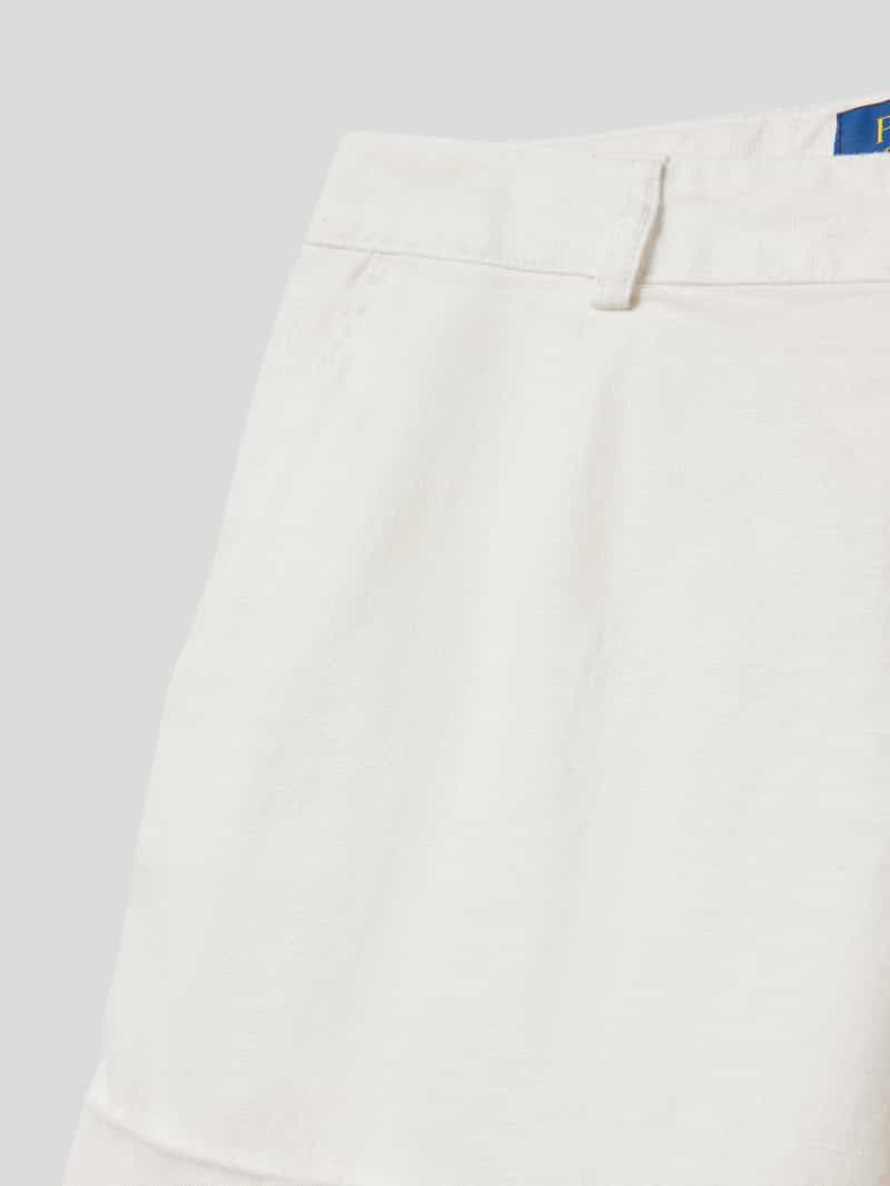 Polo Ralph Lauren Teens Korte broek van linnen met steekzakken