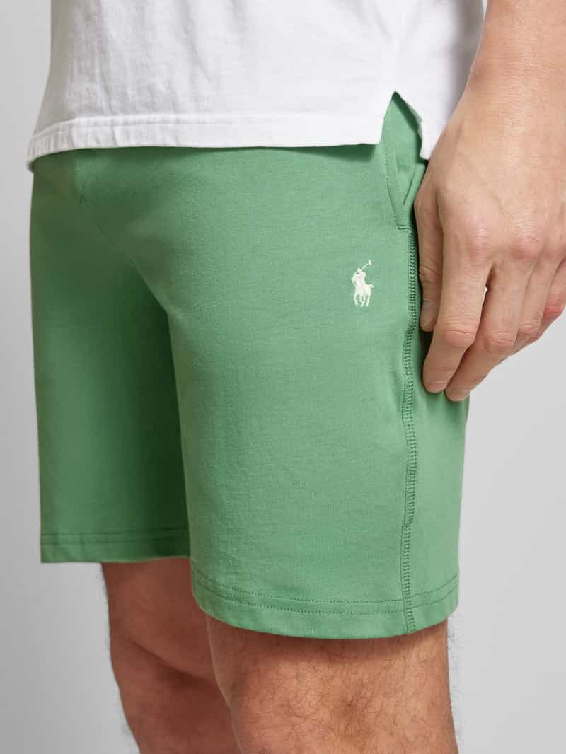 Polo Ralph Lauren Underwear Slim fit korte pyjamabroek met labelpatch