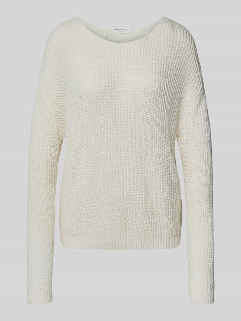 Christian Berg Woman Gebreide pullover met extra brede schouders