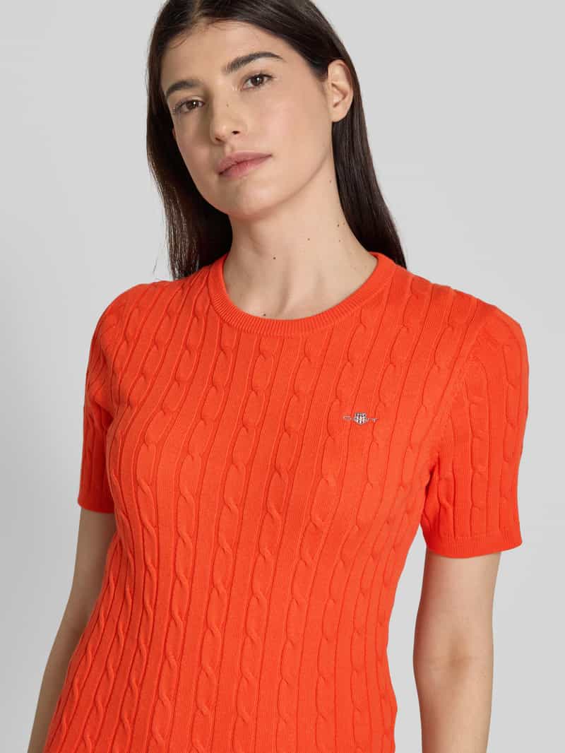 Gant T-shirt in tricotlook