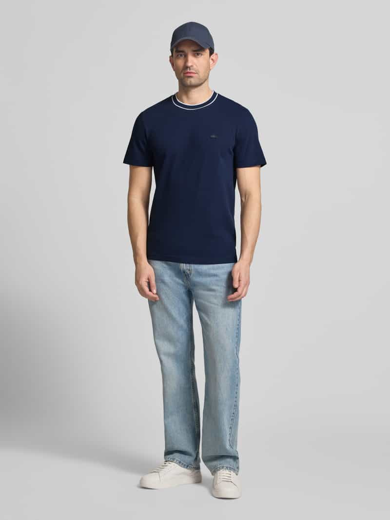 Lacoste TH8174 t-shirt donkerblauw blauw, foto 6