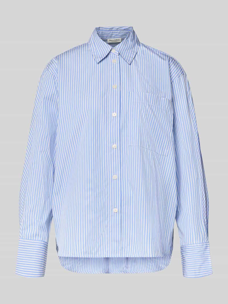 Marc O'Polo Regular fit overhemdblouse van puur katoen