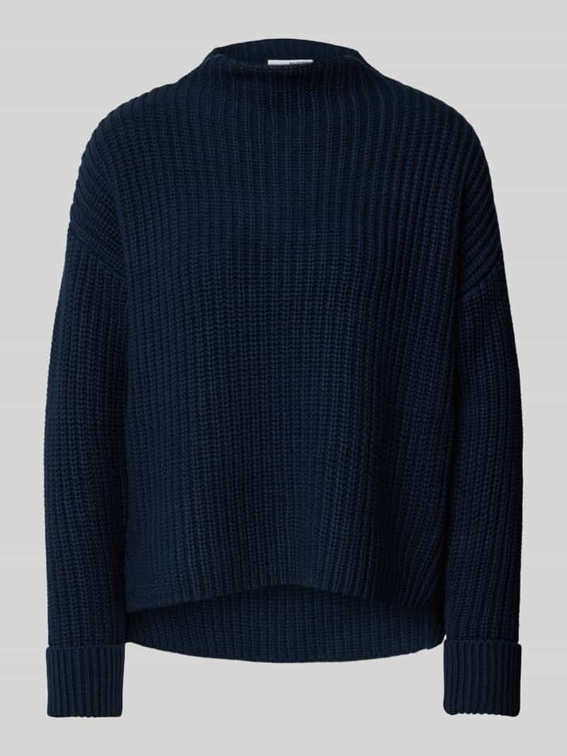Selected Femme Gebreide pullover met opstaande kraag model 'SELMA'