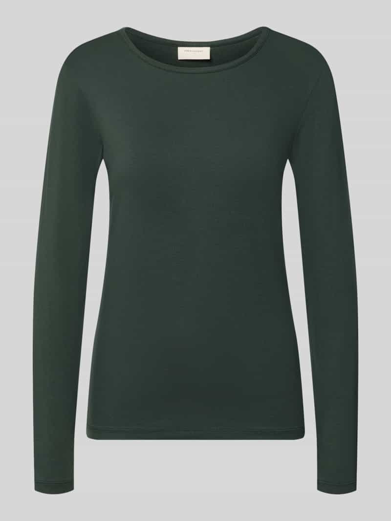 FREE QUENT Shirt met lange mouwen van mix van viscose en elastaan model 'Liana'