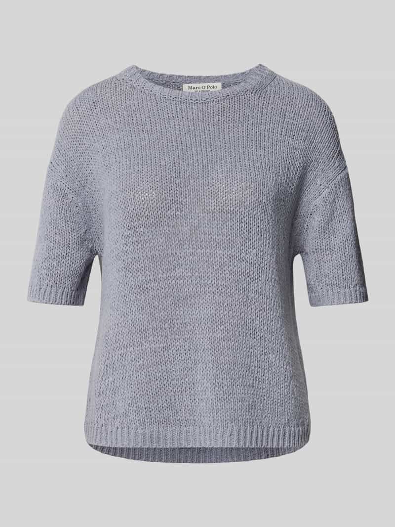 Marc O'Polo Loose fit gebreide pullover met korte mouwen