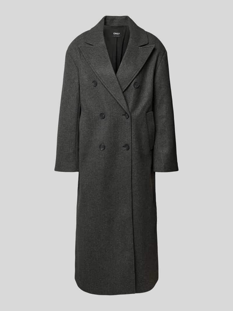 Only Regular fit trenchcoat met gepunte reverskraag model 'BLAKE LIFE'