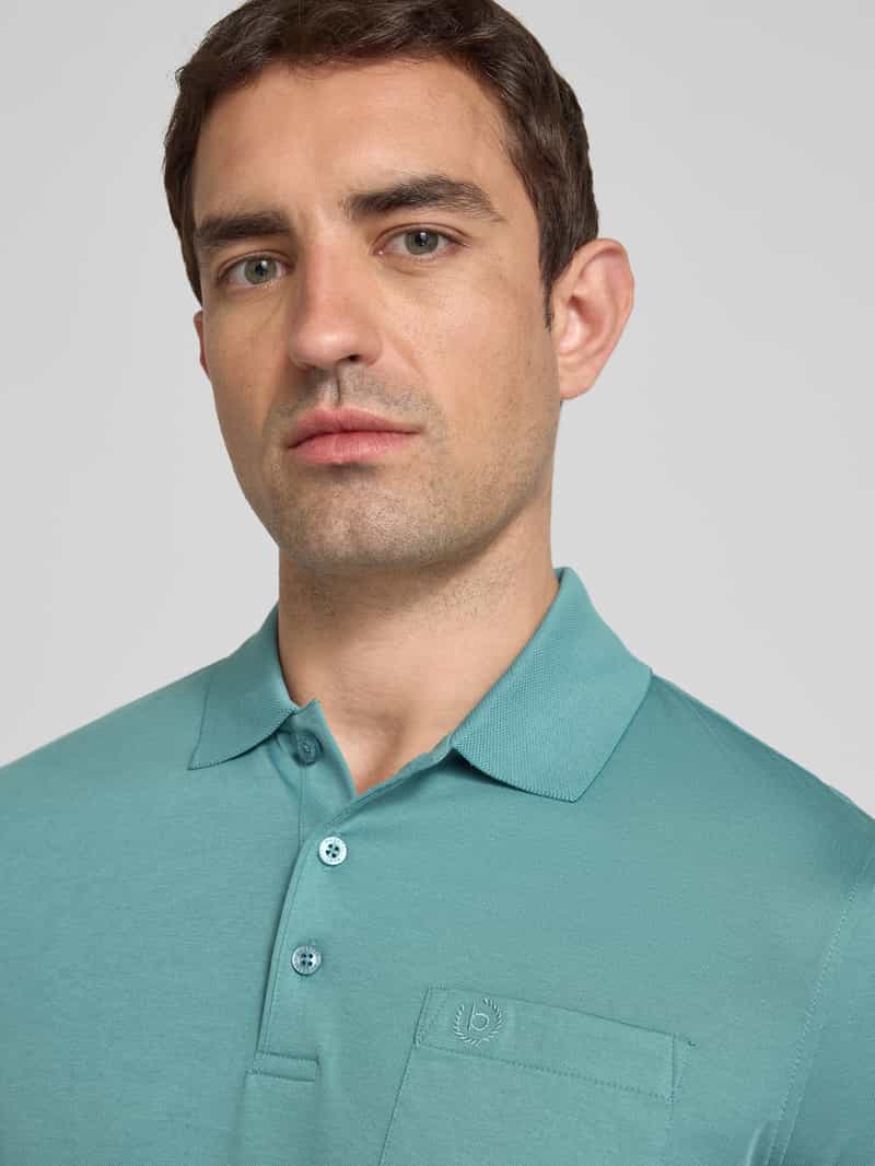 Bugatti Poloshirt met borstzak