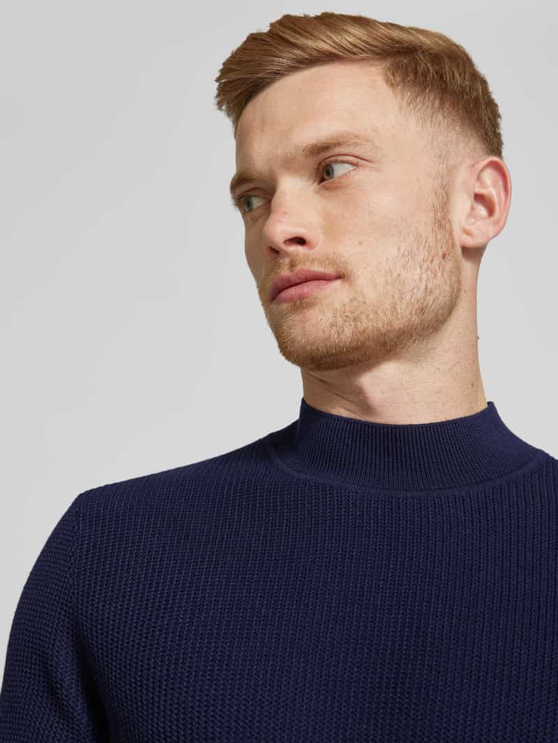 Boss Gebreide pullover met structuurmotief model 'Derano'