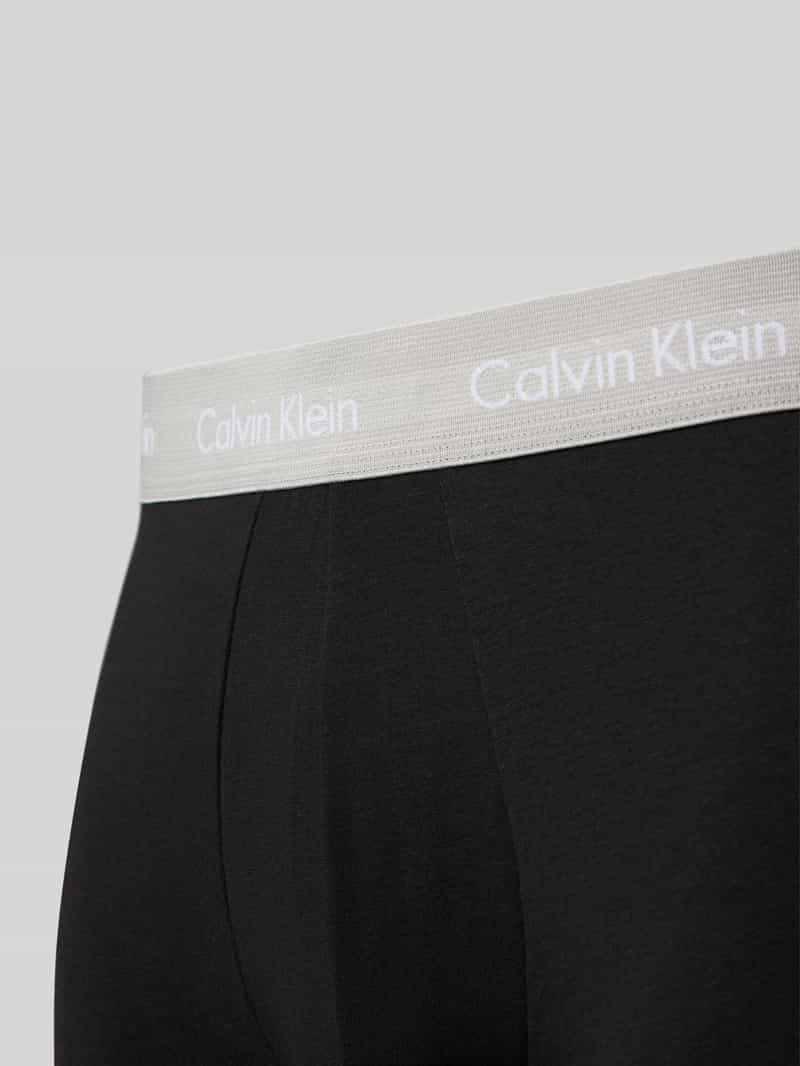 Calvin Klein Underwear Boxershort van viscose met label in band in een set van 3 stuks