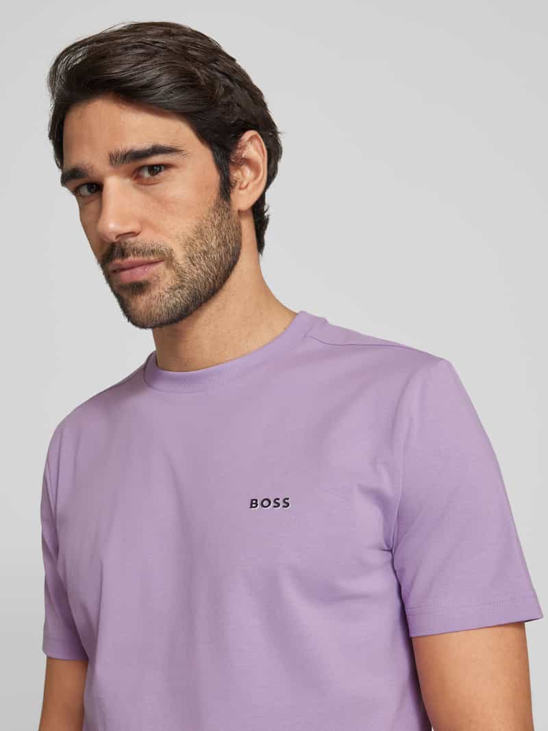 BOSS Green T-shirt met labelprint