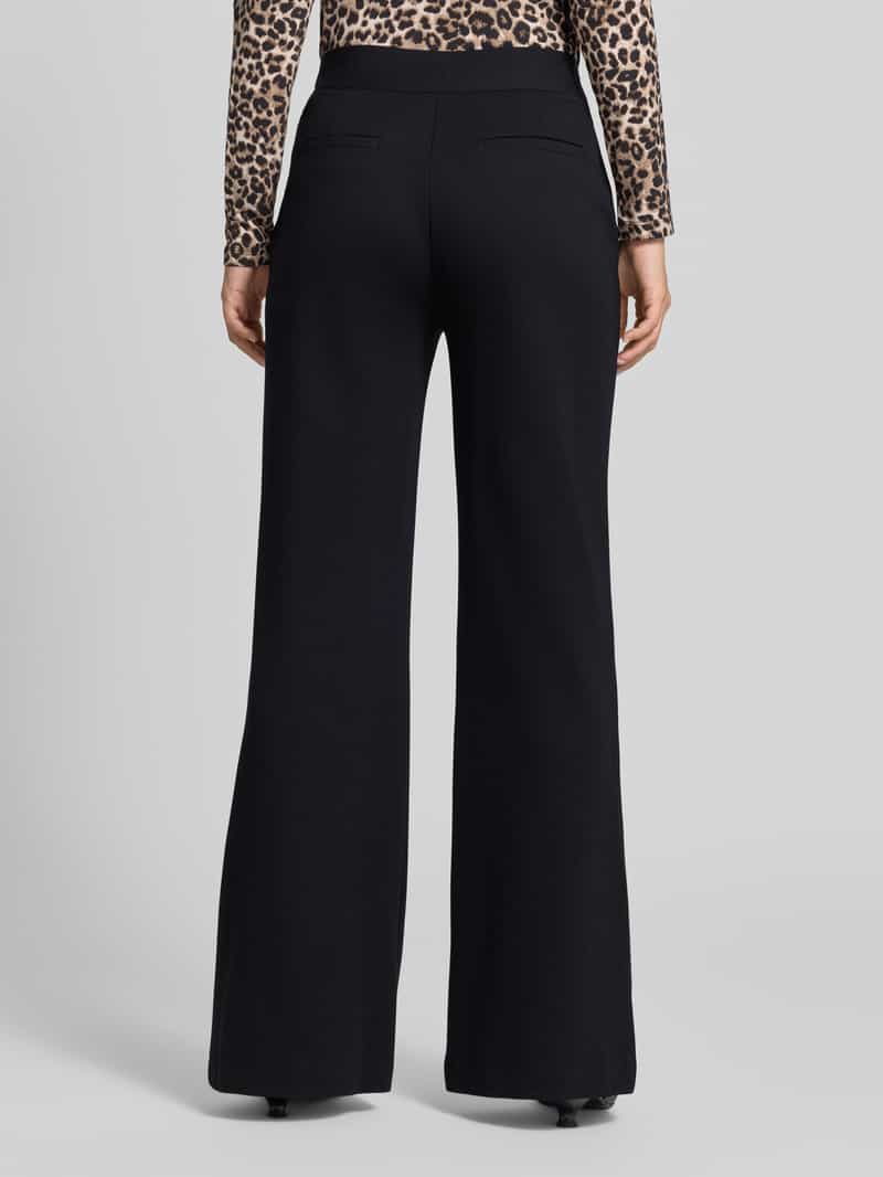 Christian Berg Woman flared cut broek van viscosemix met achterzakken