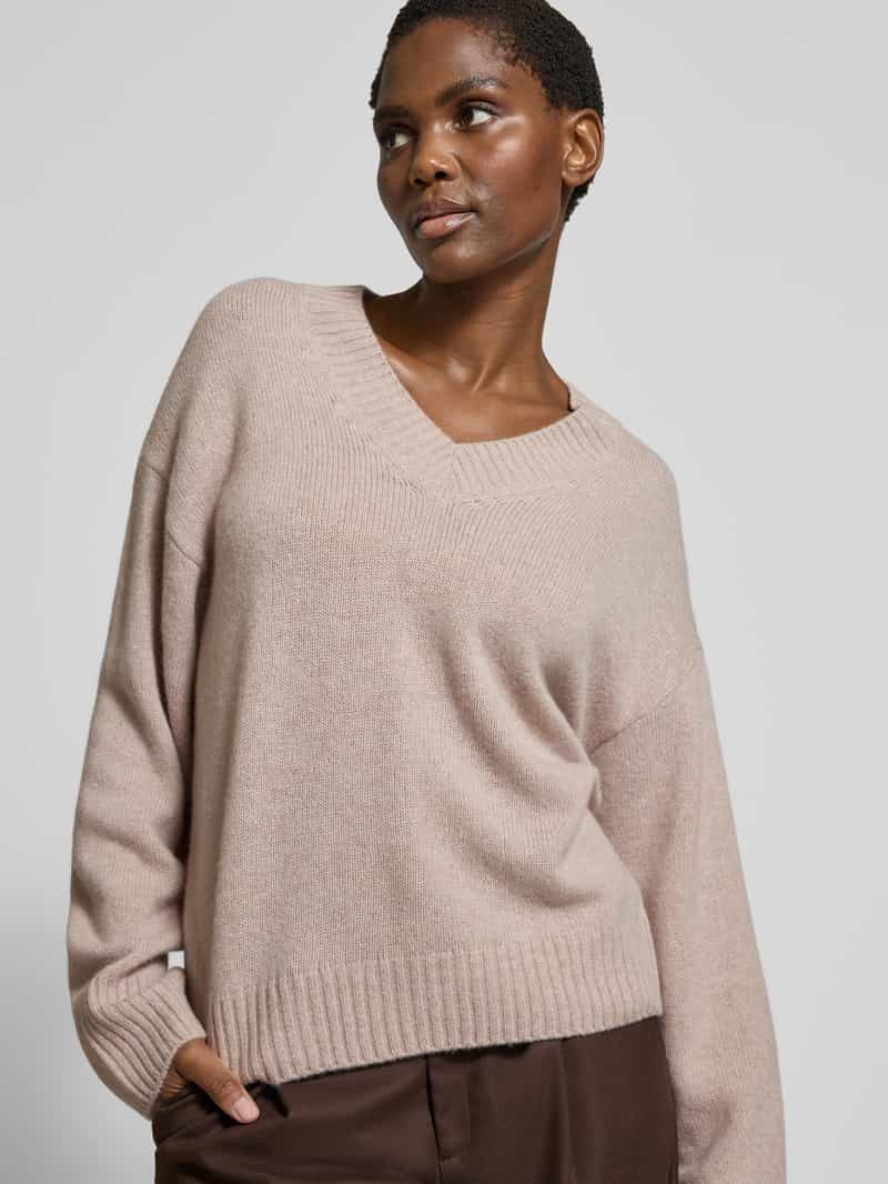 Marc O'Polo Relaxed fit gebreide pullover van wolmix