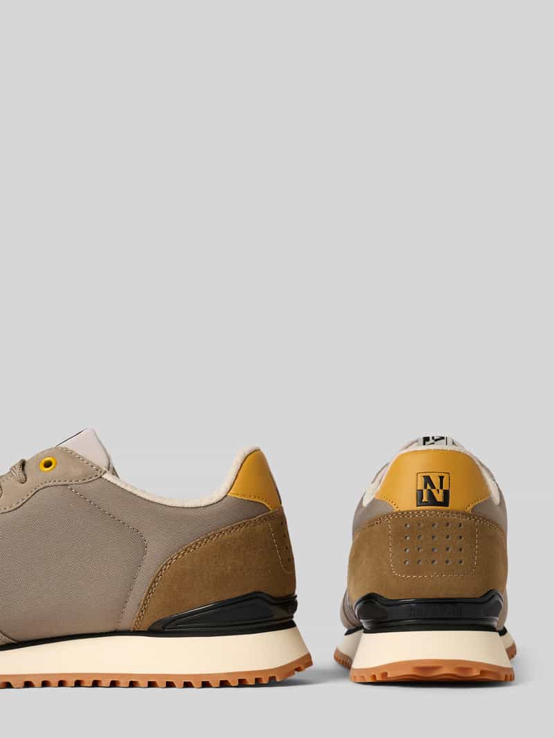 Napapijri Sneakers met vetersluiting en labeldetail