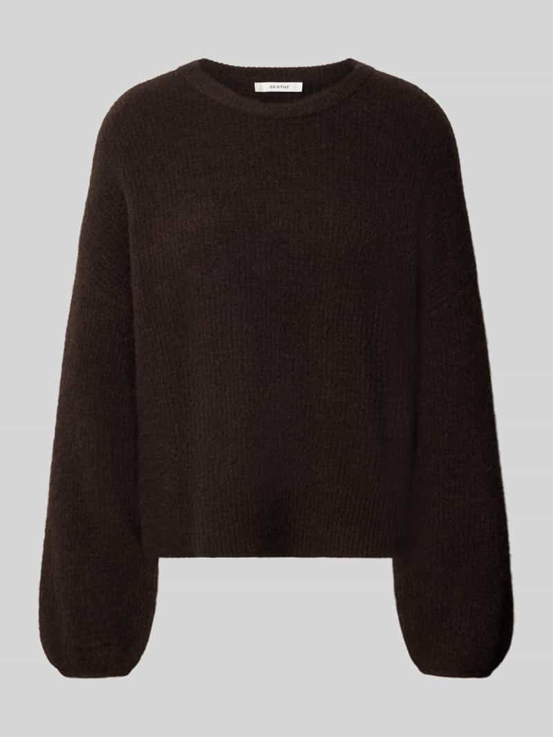 Gestuz pullover in relaxed fit van mix van wol en alpaca model 'Alpha'