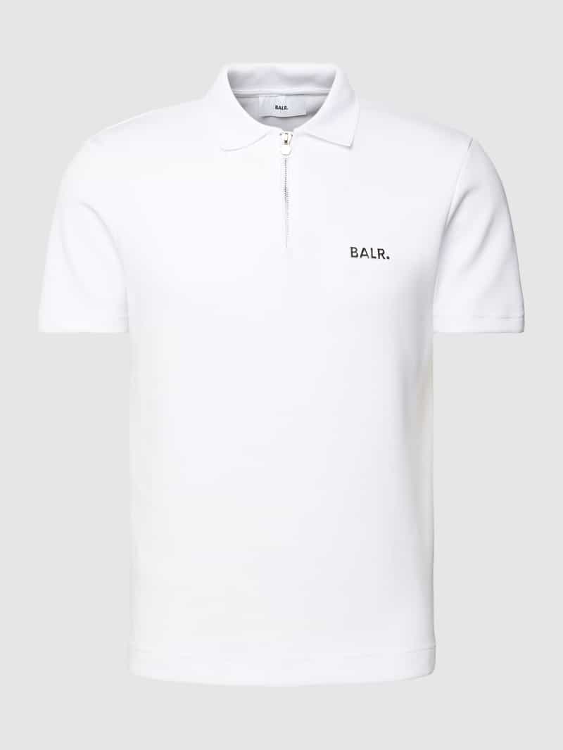 Balr. Regular fit poloshirt met ritssluiting