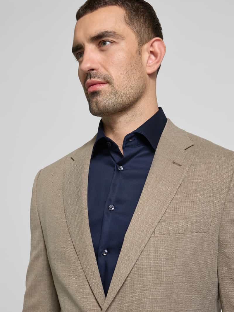 seidensticker Slim fit zakelijk overhemd van fijn twill