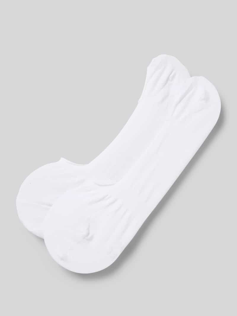 Kousenvoetjes met labeldetail, model 'Stap Medium Cut'