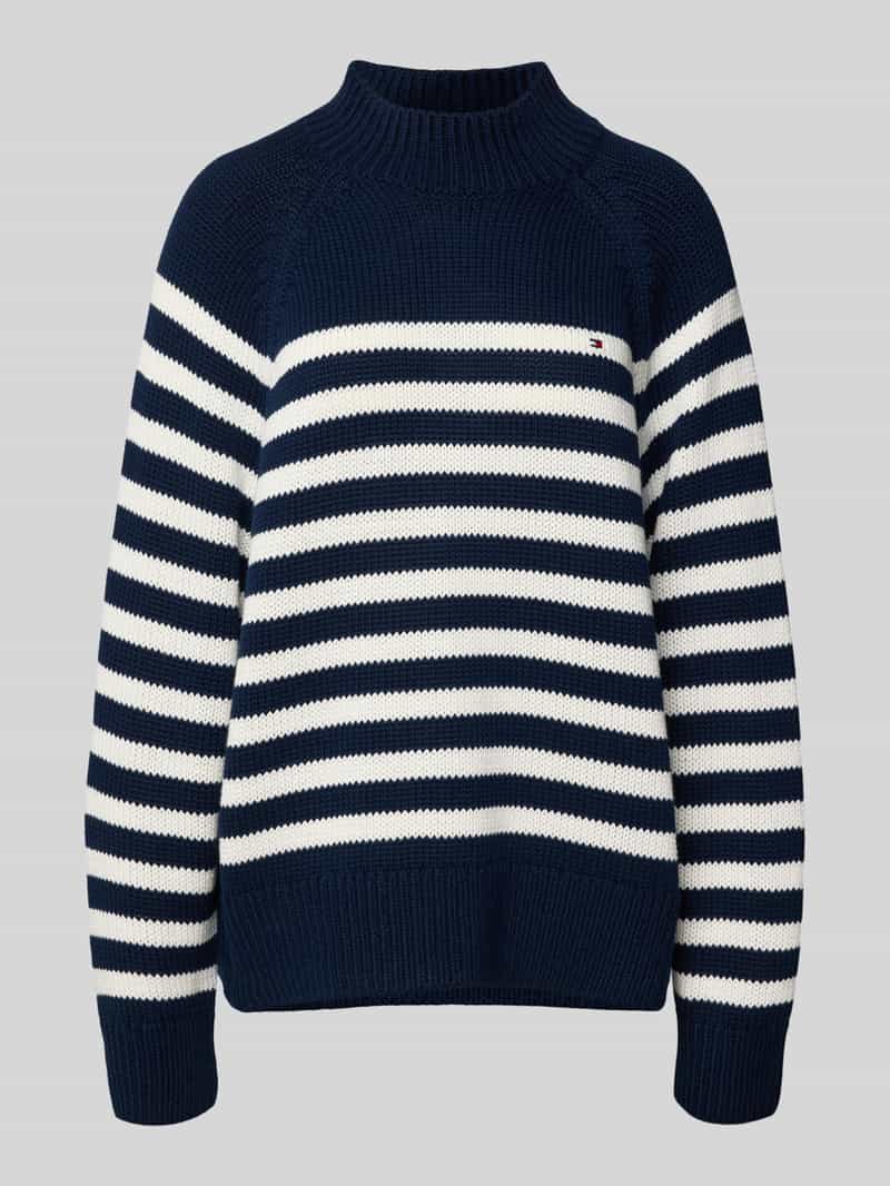 Tommy Hilfiger Loose fit gebreide pullover van puur katoen