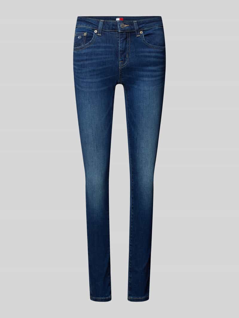 Skinny fit jeans van katoenmix, model 'SOPHIE'