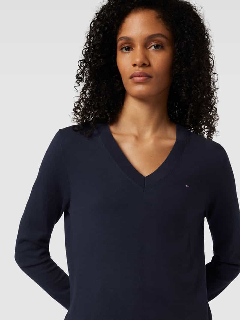 Tommy Hilfiger Pullover met normaal model en effen design