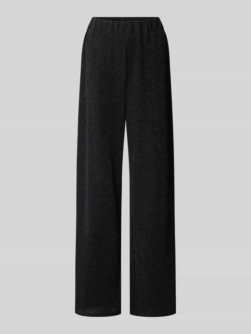 Ichi Glanzende broek met elastische band model 'NAREEN'