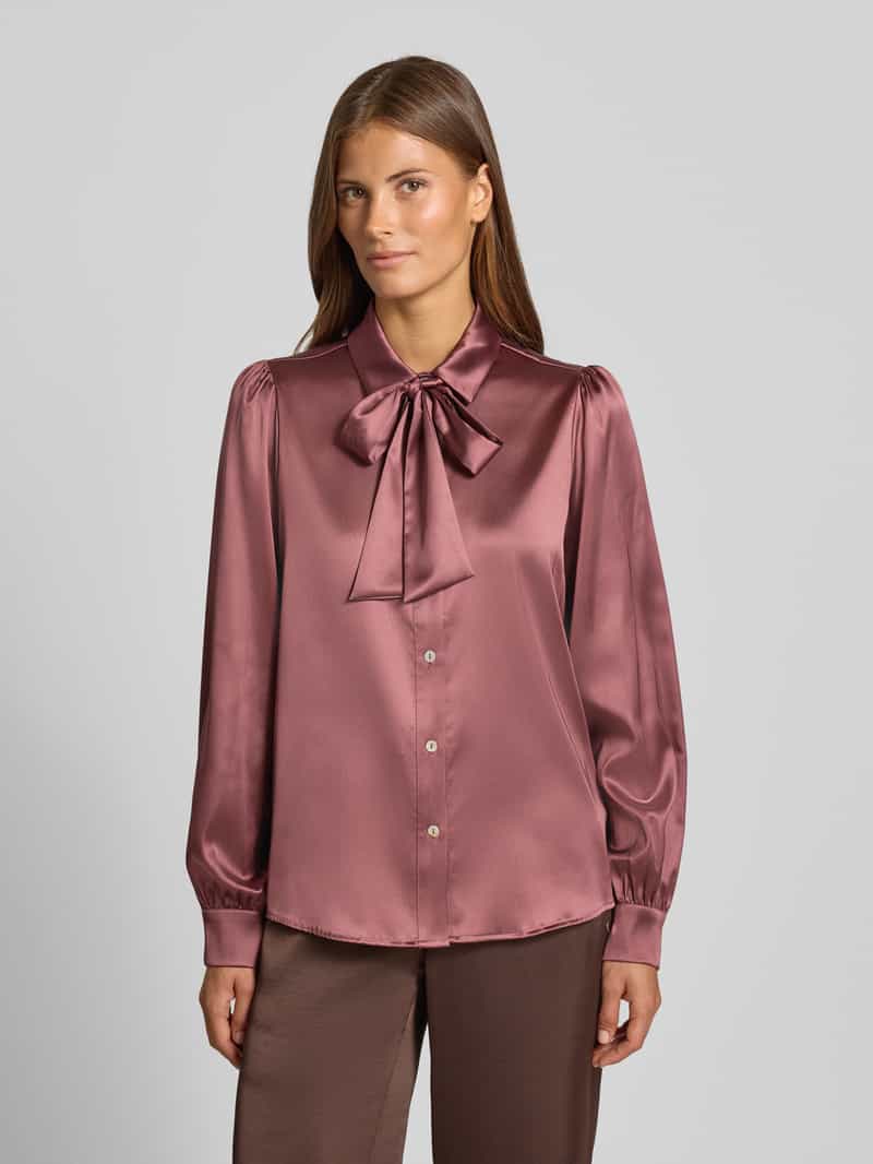 Christian Berg Woman Selection Regular fit overhemdblouse van satijn