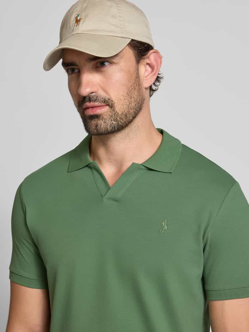 Polo Ralph Lauren Custom slim fit poloshirt met V-hals
