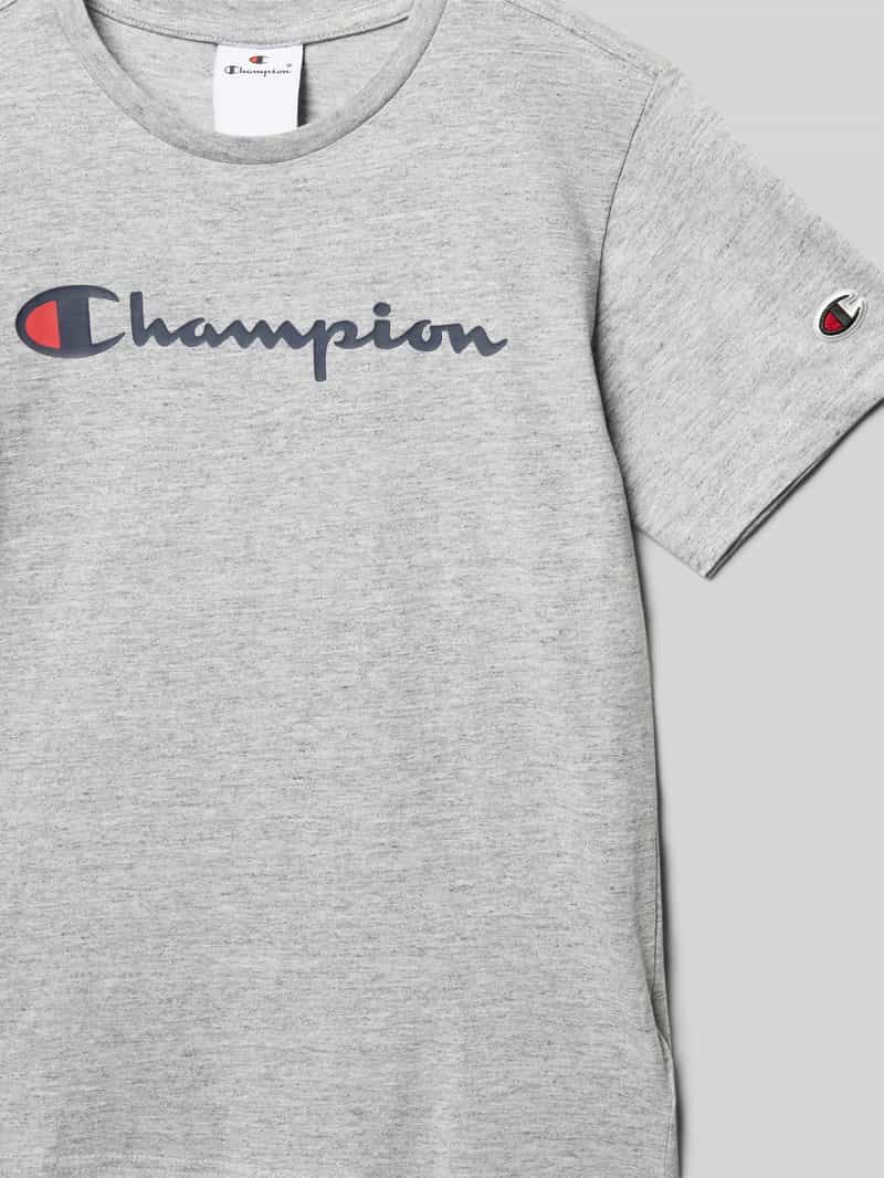Champion T-shirt met labelprint