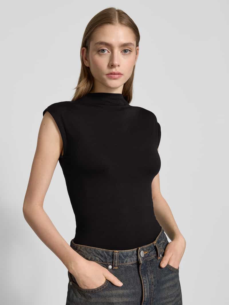 Gina Tricot T-shirt met kapmouwen model 'Soft touch'