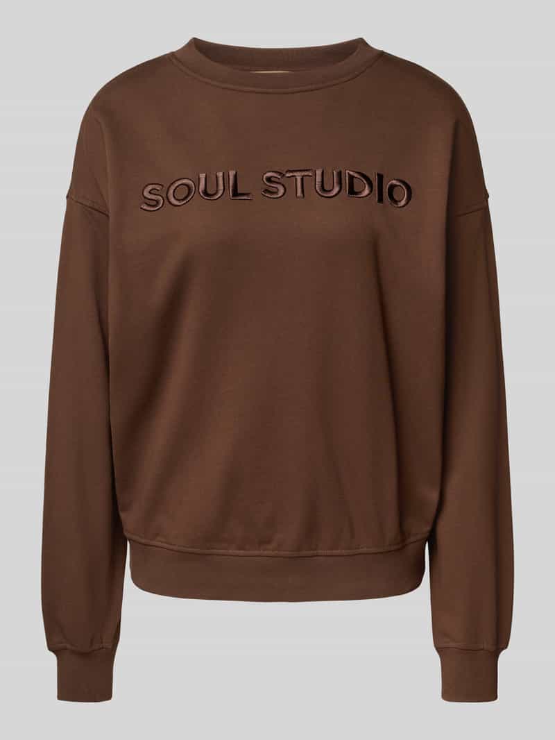 Smith and Soul Sweatshirt met statementstitching model 'SOUL STUDIO'