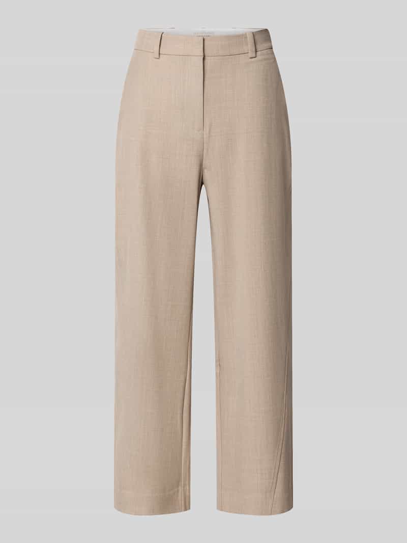 Stefanel barrel fit broek van wolmix