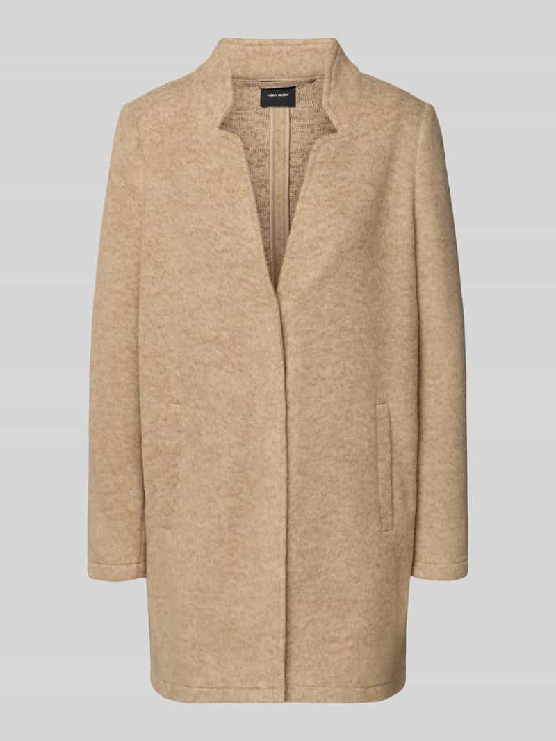 Vero Moda Regular fit lange blazer in gemêleerde look model 'BRUSHEDKATRINE'