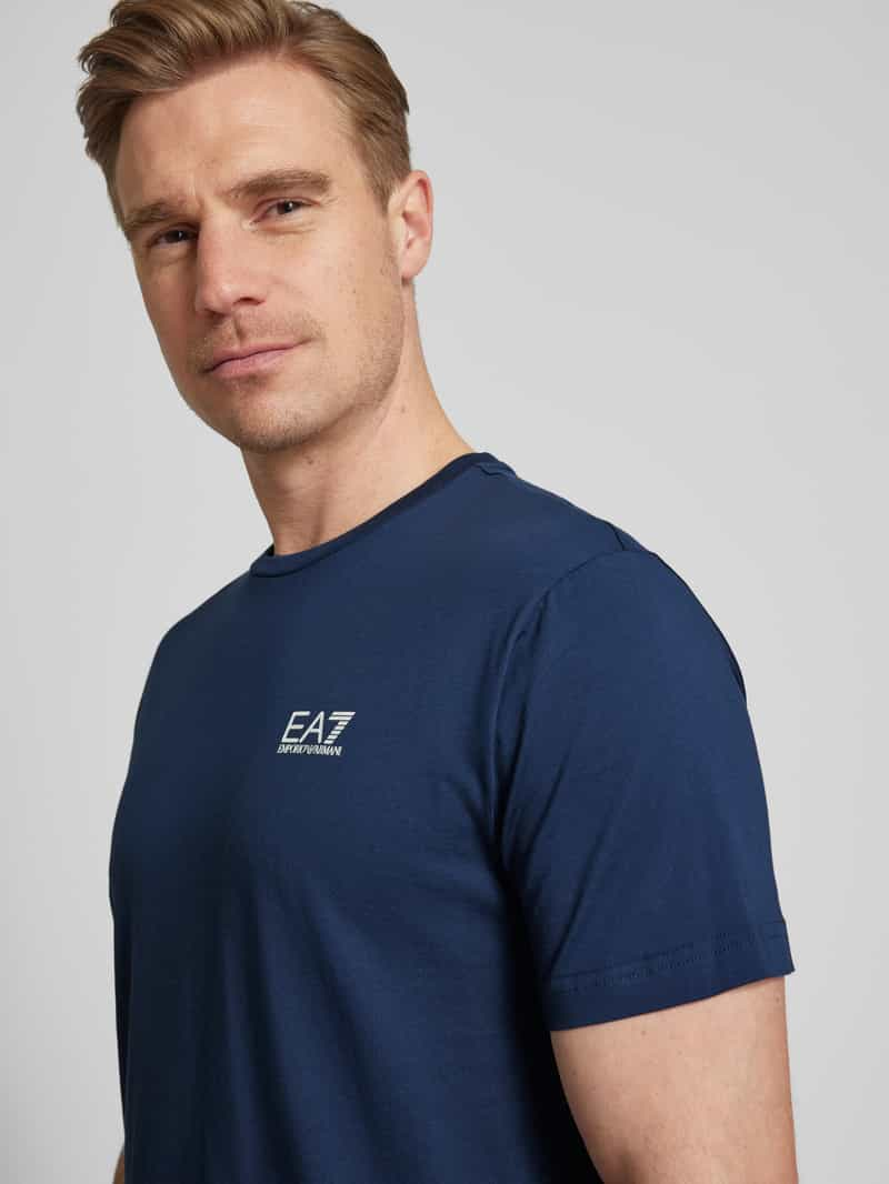 EA7 Emporio Armani T-shirt met labelprint