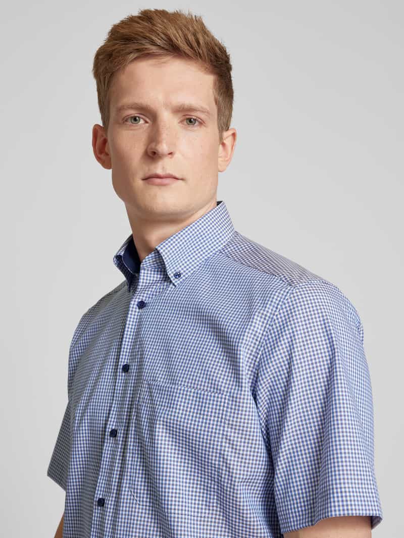 ETERNA COMFORT FIT Comfort fit zakelijk overhemd met borstzak