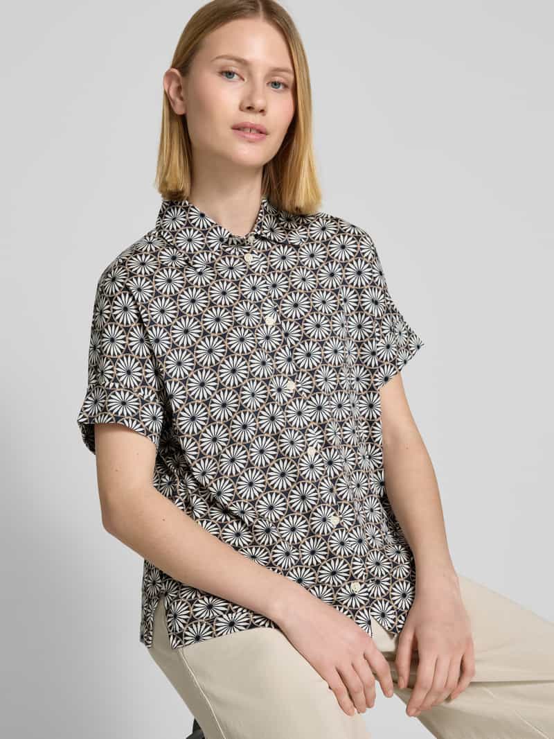 Marc O'Polo Regular fit overhemdblouse van fijne single-jersey