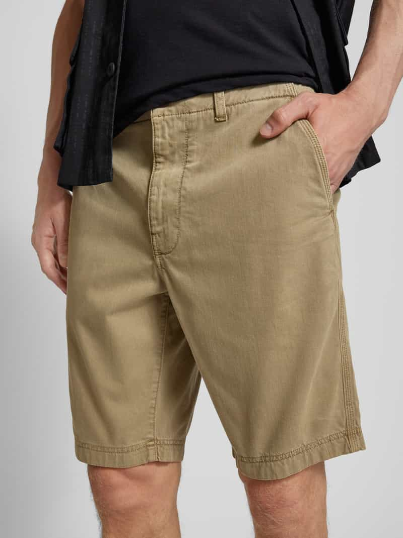 Superdry Regular fit korte chino met steekzakken opzij