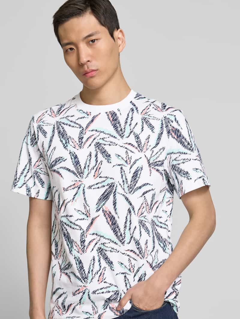 Tom Tailor Regular fit T-shirt van puur katoen