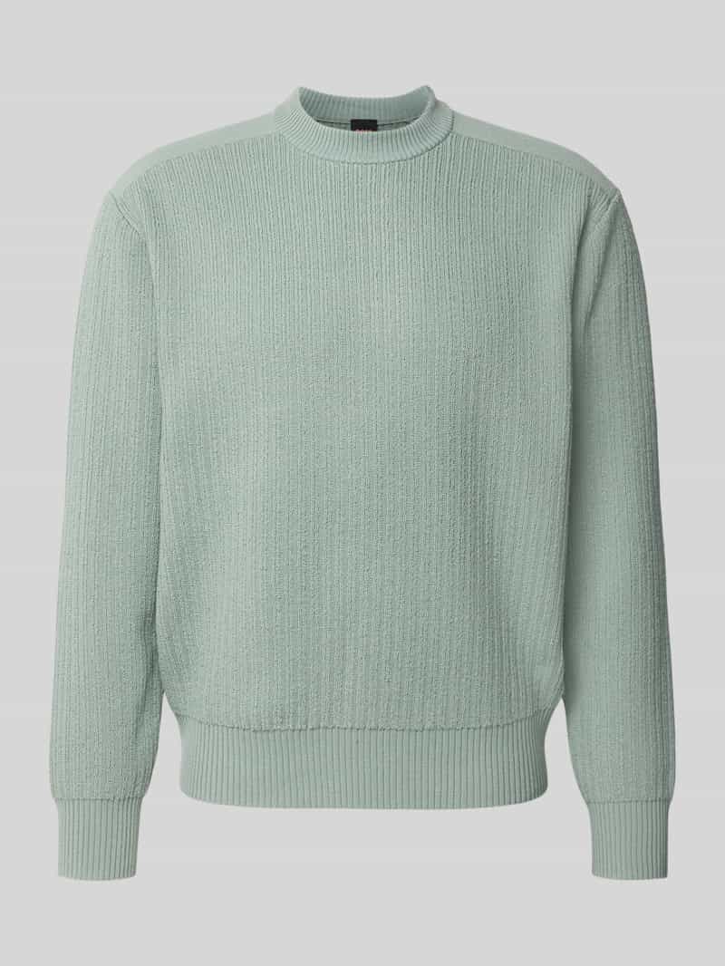 Boss Orange Regular fit pullover van scheerwolmix model 'KOLORP'