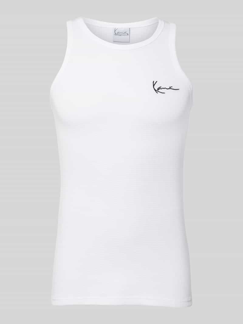 Karl Kani Tanktop met labelstitching