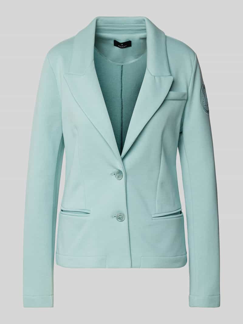 monari Blazer met labelbadge