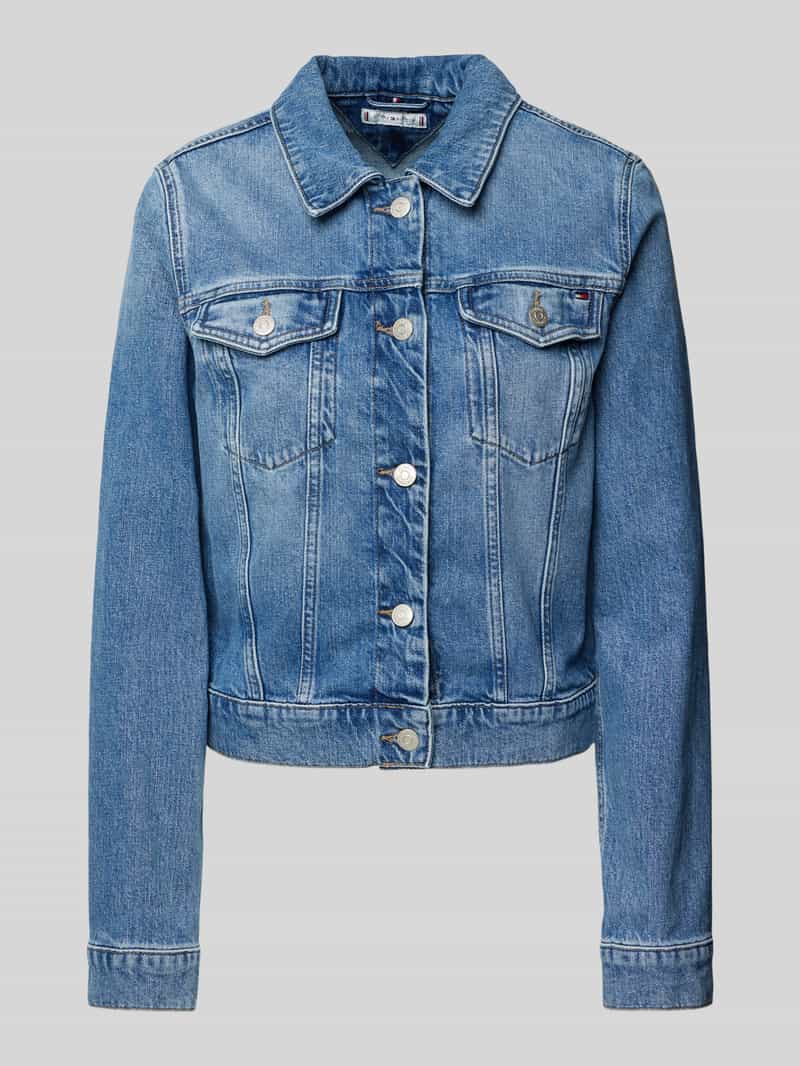 Tommy Hilfiger Slim fit jeansjack van katoenmix