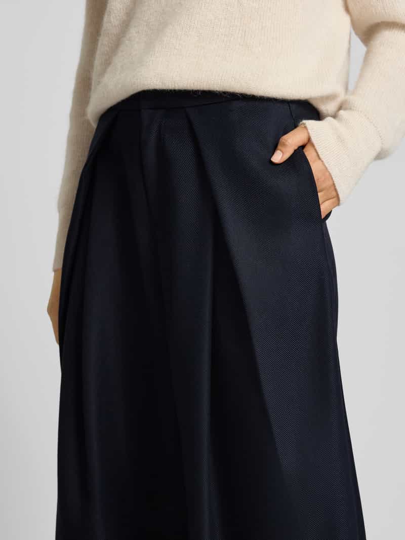 LOLLYS LAUNDRY Wide fit stoffen broek met bandplooien model 'Zola'